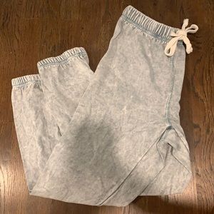 Blue/grey sweatpants. Great quality!